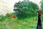 Carl Larsson suzanne som roda korssyster-syrener vid farfarsgarden china oil painting artist
